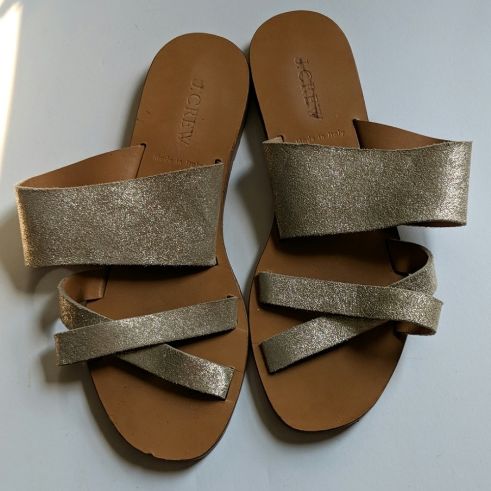 Sparkly J.Crew sandals
